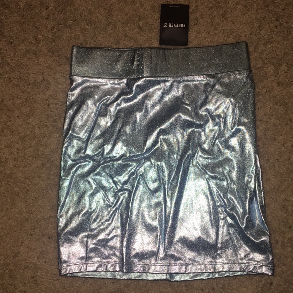 Metallic skirt